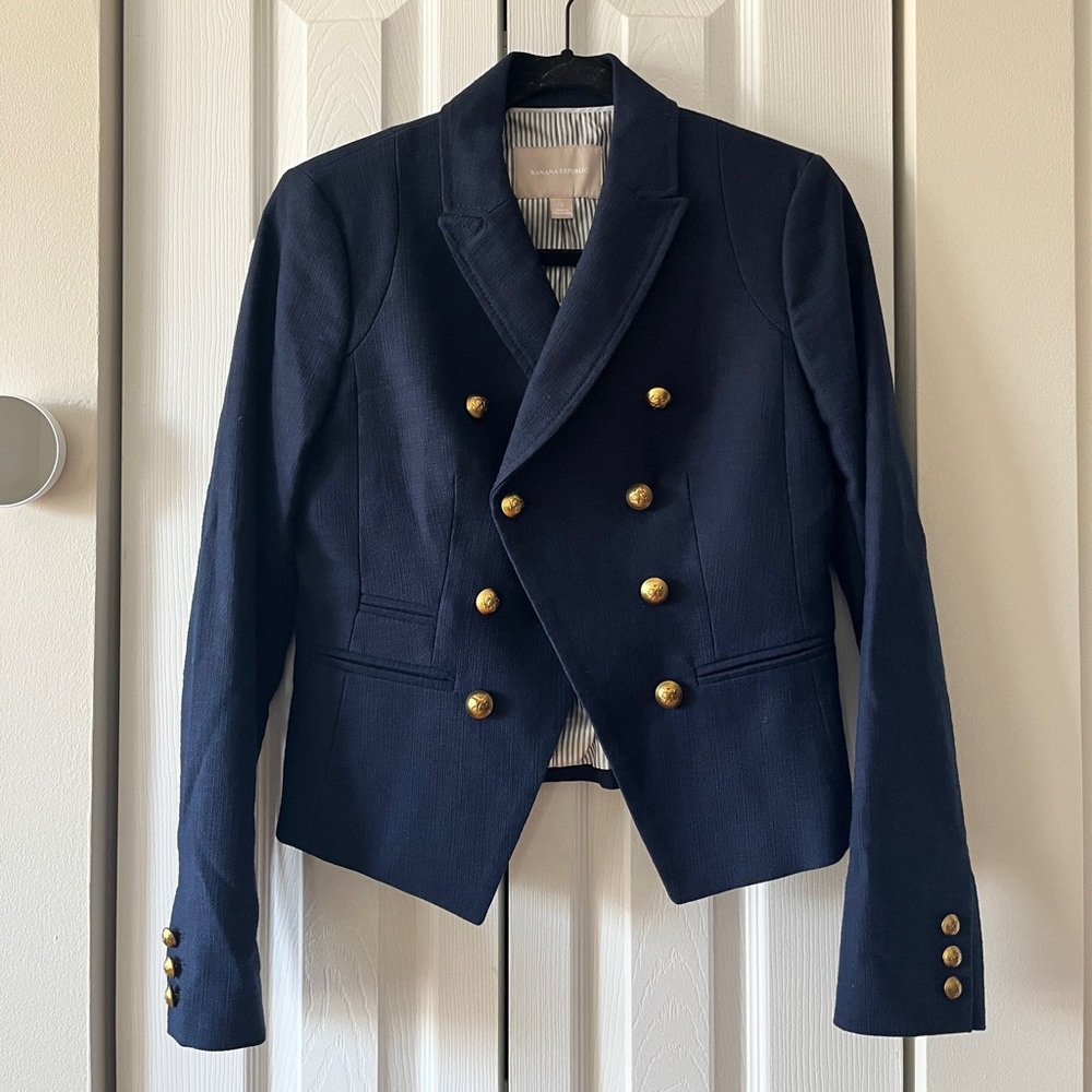 NWT Banana Republic Military Inspired Blazer